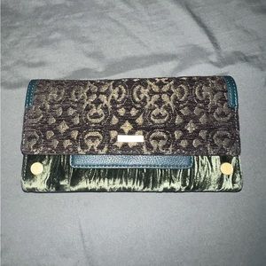 Hammitt leather AJ clutch in velvet antique never worn